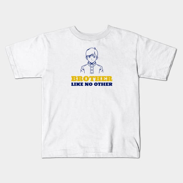 Brother Like No Other Kids T-Shirt by Jitesh Kundra